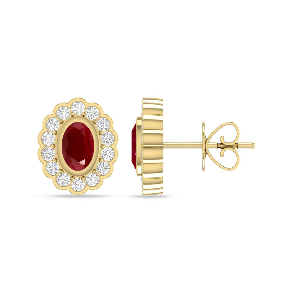 Yellow Gold - Ruby